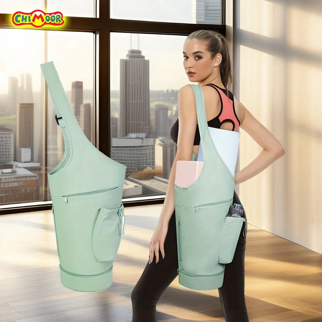 Yoga Mat Bag Сarrier - Multi-Functional Yoga Mat Carrier Bag with Water Bottle Pocket - Versatile Gym Yoga Mat Bags for Women