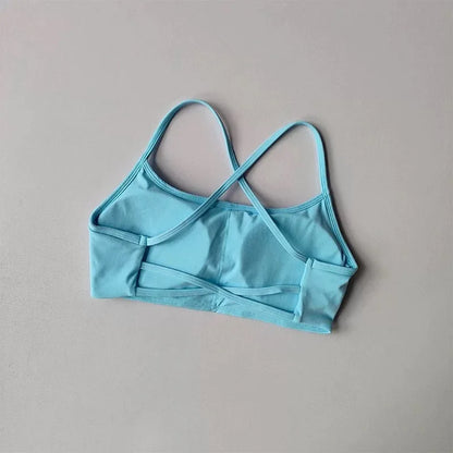 Women's Summer Yoga Apparel: Breathable Underwear, Sports Bra for Running, Push-Up Shaping, and Shock-Proof Top