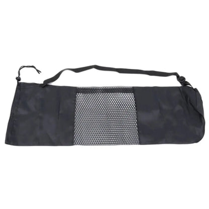 Yoga Mat Bag Portable Breathable Sports Bag with Adjustable Shoulder Straps Carry Mesh Storage Bag Fits Most Yoga Mats Black