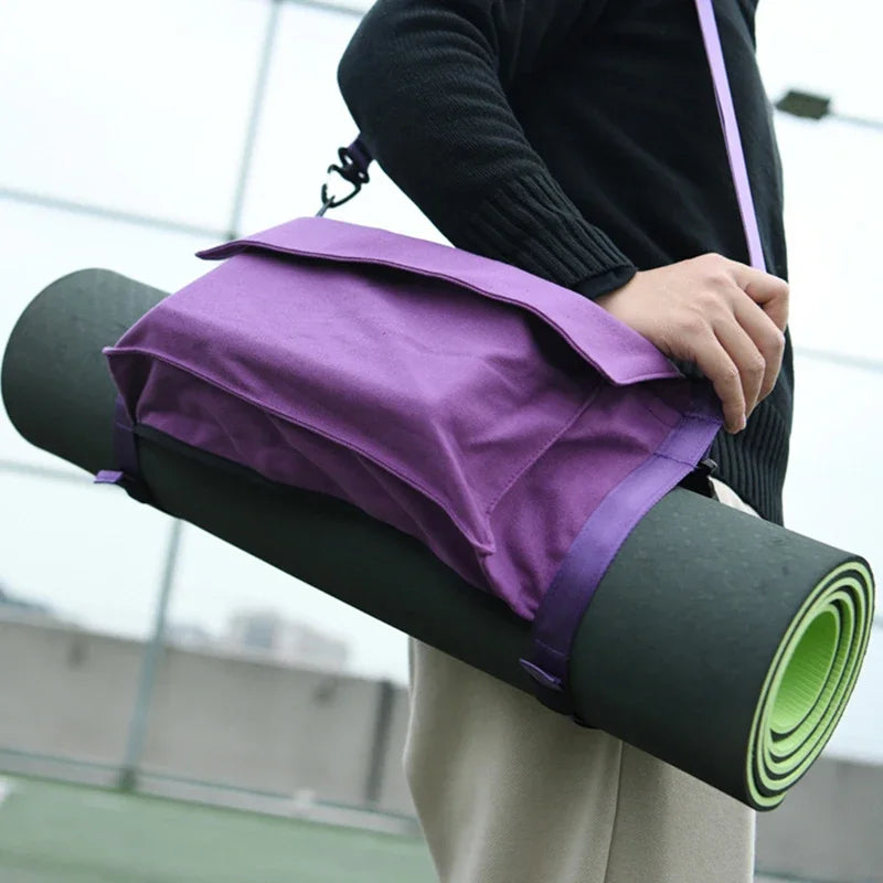 Multifunctional Yoga Mat Bag Carrier Yoga train Holder Full-zip Exercise Carrier Bag Easy Access Zipper Adjustable Strap