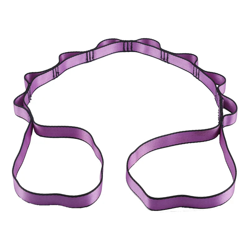 Yoga Stretch Belt Extender Strap Rope Outdoor Hanging Rope Climbing Rope Elastic Yoga Hammock Shoulder Strap for Aerial Yoga