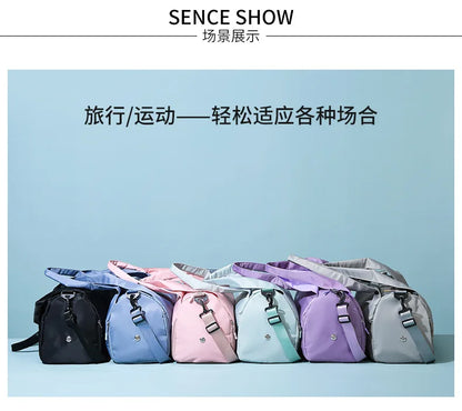 Yoga Mat Gym Bag For Women Sports Handbags Travel Fitness Tote Bag Yoga Swimming Shoulder Bag Large Capacity With Shoulder Strap