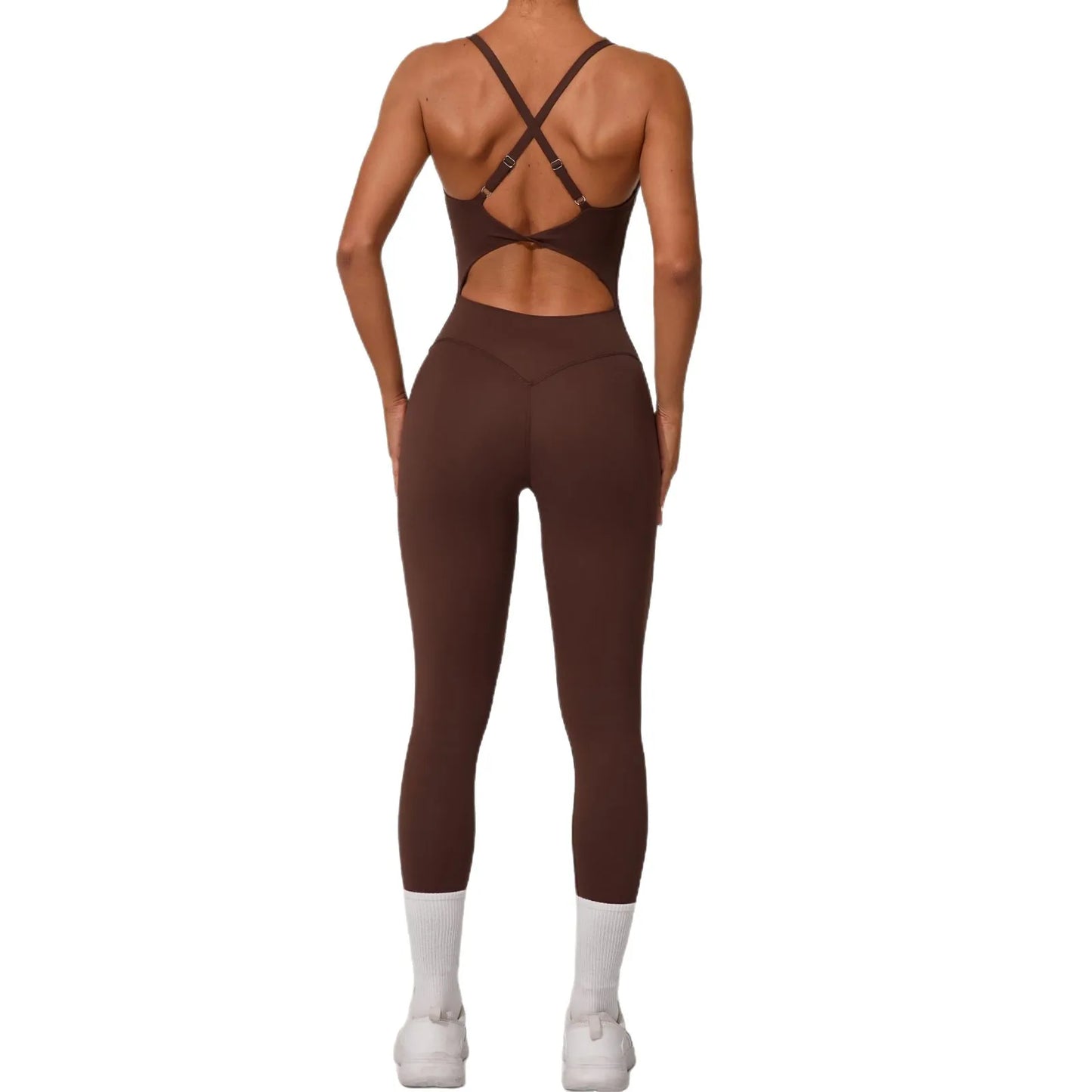Yoga Set Women Tracksuit  Sports Jumpsuit Sexy Backless One-piece Suit Female Rompers Quick Dry Yoga Clothing Workout Bodysuits