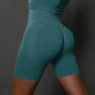 Yoga Shorts Women Sports Shorts Seamless Gym Workout Shorts High Waist Push Up Fitness Sports Shorts Cycling Shorts