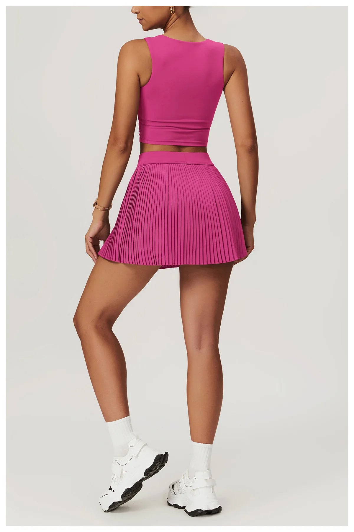 Yoga Sets Workout Sets for Women 2 Pieces Gym Suits Long Sleeved Outfits Zipper Fitness Jacket Running Short Skirt Sportswear