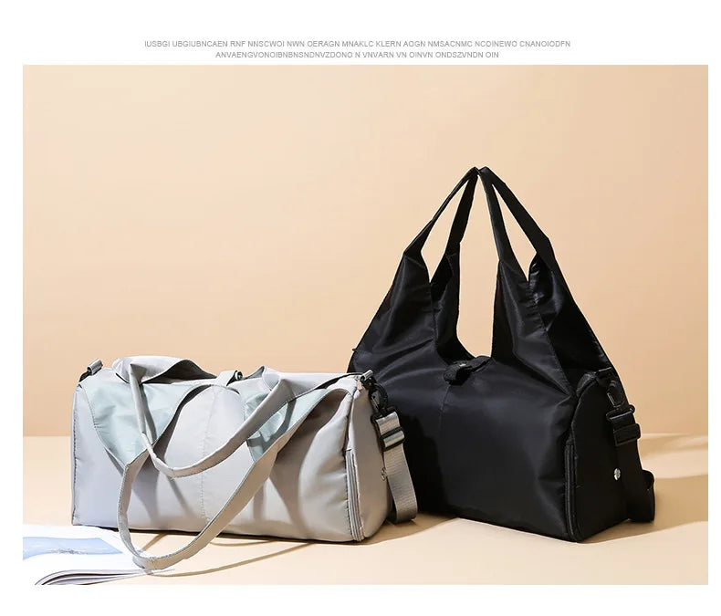 Yoga Mat Gym Bag For Women Sports Handbags Travel Fitness Tote Bag Yoga Swimming Shoulder Bag Large Capacity With Shoulder Strap