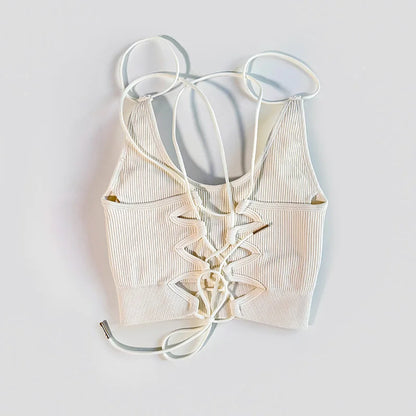 Yoga Sports Bras for Women Open Back Design Padded Crop Top Fitness Push Up Workout Running Gym Tops