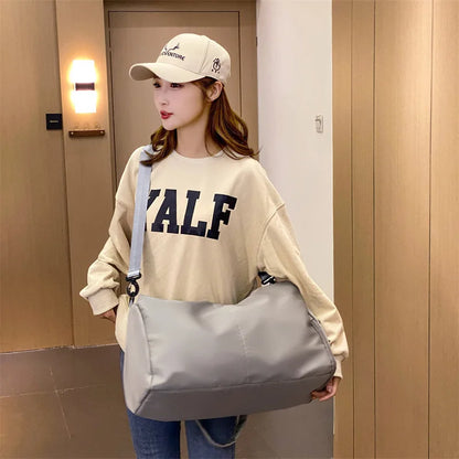 Yoga Mat Gym Bag For Women Sports Handbags Travel Fitness Tote Bag Yoga Swimming Shoulder Bag Large Capacity With Shoulder Strap