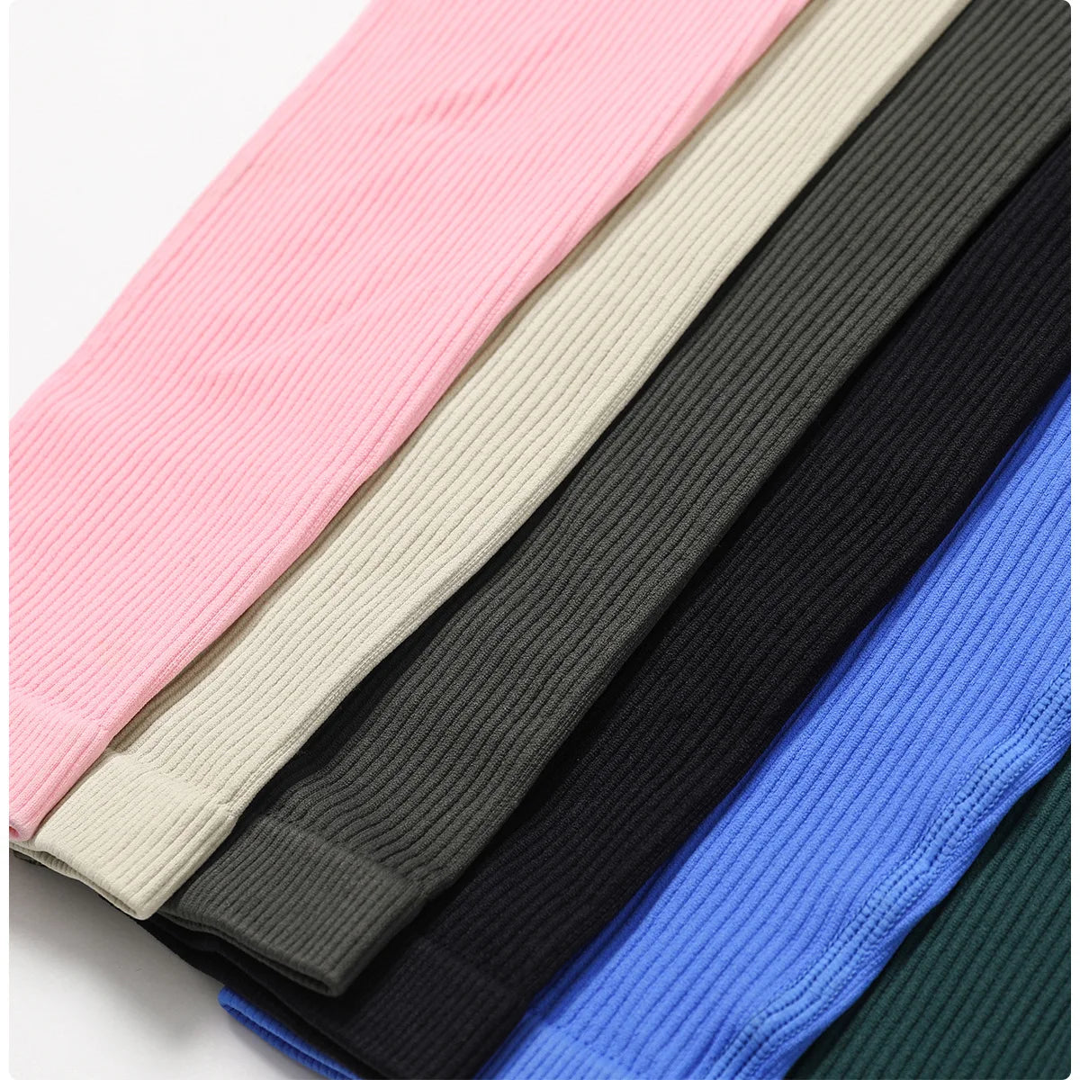 Yoga Set Women One-piece Yoga Suit Women Dance Romper Fitness Bodysuit Workout Siamese Sportswear Seamless Gym Sports Playsuit